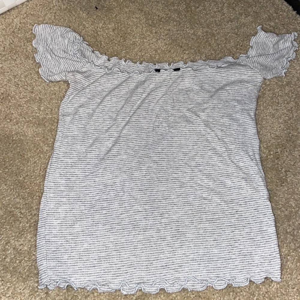 Brandy Melville white off the shoulder top